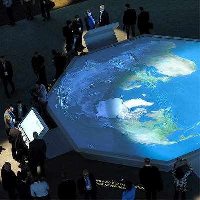 High resolution Projection of the world